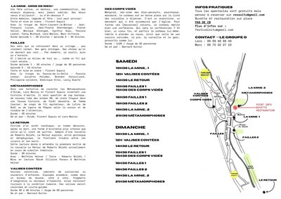 affiche Temps fort théâtre (Meta Situ)