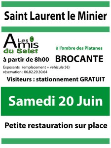 affiche Brocante