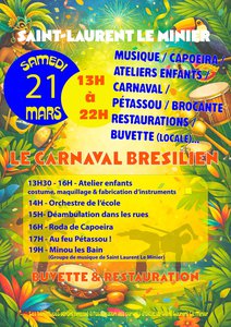 affiche Le carnaval brésilien