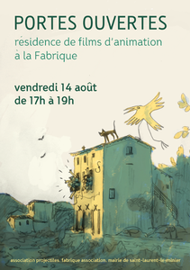 affiche Portes ouvertes résidence la Fabrique