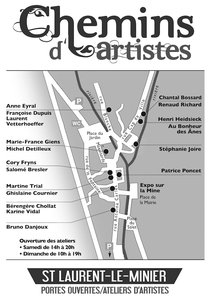 affiche Chemin d'artistes